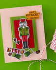 Hero Arts - Crackin' Christmas Collection - Stamp & Cut - A Little Nuts-ScrapbookPal