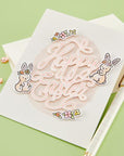 Hero Arts - Eggstra Special Collection - Letterpress + Foil Plate & Cut - Happy Easter-ScrapbookPal