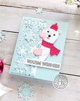 Hero Arts - Fancy Dies - Peeking Winter Bear-ScrapbookPal