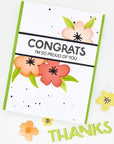 Hero Arts - Fresh Flowers Collection - Clear Stamps - Perfect Pairs-ScrapbookPal