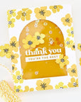 Hero Arts - Fresh Flowers Collection - Stencils - Floral Frame-ScrapbookPal
