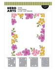 Hero Arts - Fresh Flowers Collection - Stencils - Floral Frame-ScrapbookPal