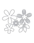 Hero Arts - Friendship Blooms Collection - Fancy Dies - Large Flower Layering-ScrapbookPal