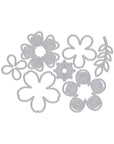 Hero Arts - Friendship Blooms Collection - Fancy Dies - Small Flower Layering-ScrapbookPal