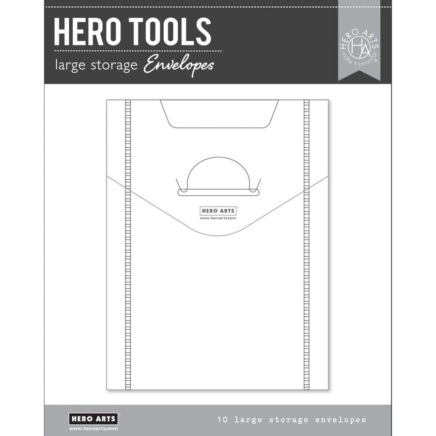 Hero Arts - Hero Tools - Large Storage Envelopes 7x9-ScrapbookPal