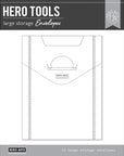 Hero Arts - Hero Tools - Large Storage Envelopes 7x9-ScrapbookPal