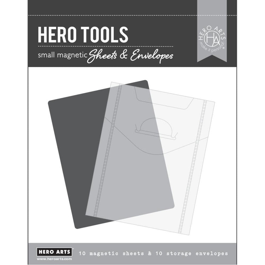 Hero Arts - Hero Tools - Small Magnet Sheets & Storage Envelopes 4x5-ScrapbookPal