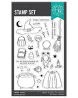 Hero Arts - Hocus Pocus Collection - Clear Stamps - Tricks and Treats-ScrapbookPal