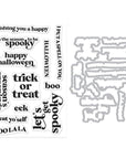 Hero Arts - Hocus Pocus Collection - Stamp & Cut - Season's Creepings-ScrapbookPal