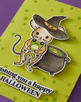 Hero Arts - Hocus Pocus Collection - Stamp & Cut - Season's Creepings-ScrapbookPal