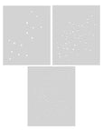 Hero Arts - Hocus Pocus Collection - Stencils - Color Layering Scattered Stars-ScrapbookPal