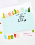 Hero Arts - Home for the Holidays Collection - Stamp & Cut - Very Merry Wishes-ScrapbookPal