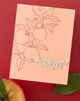Hero Arts - I Pick You Collection - Stamp & Cut - Apple Branch-ScrapbookPal