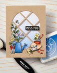 Hero Arts - In The Garden Collection - Fancy Dies - Trellis Window-ScrapbookPal