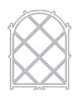Hero Arts - In The Garden Collection - Fancy Dies - Trellis Window-ScrapbookPal