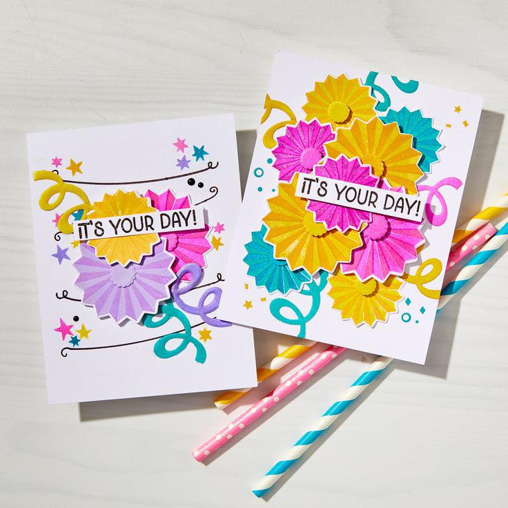 Hero Arts - Let's Celebrate Collection - Clear Stamps - Celebrate-ScrapbookPal