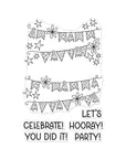 Hero Arts - Let's Celebrate Collection - Clear Stamps - Celebrate-ScrapbookPal