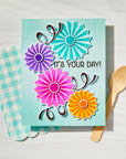 Hero Arts - Let's Celebrate Collection - Clear Stamps & Dies - Party Fans-ScrapbookPal