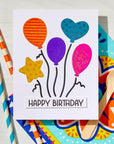 Hero Arts - Let's Celebrate Collection - Fancy Dies - Balloons Cover Plate-ScrapbookPal