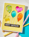 Hero Arts - Let's Celebrate Collection - Fancy Dies - Balloons Cover Plate-ScrapbookPal
