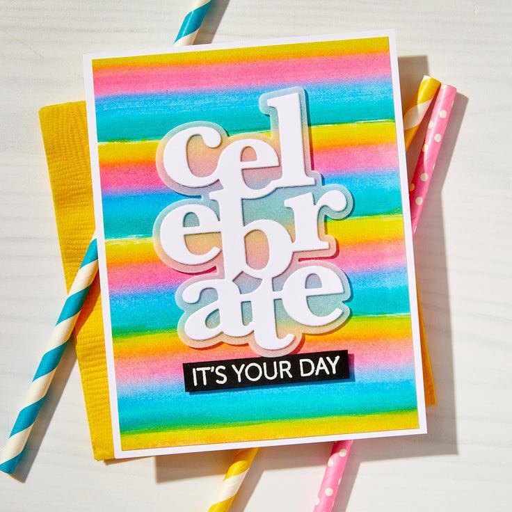 Hero Arts - Let's Celebrate Collection - Stamp & Cut XL - It's Our Anniversary-ScrapbookPal
