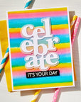 Hero Arts - Let's Celebrate Collection - Stamp & Cut XL - It's Our Anniversary-ScrapbookPal
