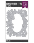 Hero Arts - Lovely Letterpress Collection - Letterpress + Foil Plate - Floral Frame-ScrapbookPal