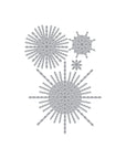 Hero Arts - Lovely Letterpress Collection - Press Pates - Starbursts Set-ScrapbookPal