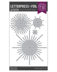 Hero Arts - Lovely Letterpress Collection - Press Pates - Starbursts Set-ScrapbookPal