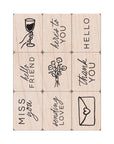 Hero Arts - Mini Tub Woodblock Stamps - Everyday-ScrapbookPal