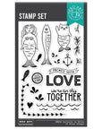 Hero Arts - Packed With Love Collection - Clear Stamps - Partners In Brine-ScrapbookPal