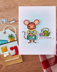 Hero Arts - Retro Kitchen Collection - Clear Stamps - What's Cookin'?-ScrapbookPal