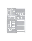 Hero Arts - Retro Kitchen Collection - Dies - Classic Cabinet-ScrapbookPal
