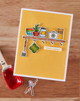 Hero Arts - Retro Kitchen Collection - Stamp & Cut XL - On the Shelf-ScrapbookPal