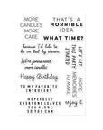 Hero Arts - Say It With Style Collection - Clear Stamps - Birthdays Inside & Out-ScrapbookPal
