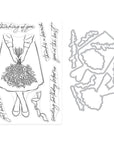 Hero Arts - Seaside Blooms Collection - Stamp & Cut - Summer Bouquet-ScrapbookPal