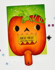 Hero Arts - Spooky Smiles Collection - Stamp & Cut - Bite Nite-ScrapbookPal