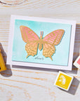 Hero Arts - Spring Whimsy Collection - Hot Foil Plate & Dies - Butterfly-ScrapbookPal