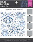 Hero Arts - Stencils - Color Layering Snowflake-ScrapbookPal