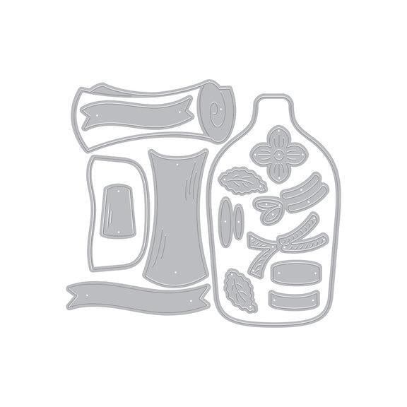 Hero Arts - Summer By The Shore Collection - Dies - Message in a Bottle-ScrapbookPal