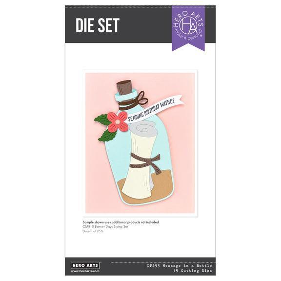 Hero Arts - Summer By The Shore Collection - Dies - Message in a Bottle-ScrapbookPal