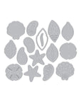 Hero Arts - Summer By The Shore Collection - Dies - Sophisticated Shells-ScrapbookPal
