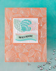 Hero Arts - Summer By The Shore Collection - Letterpress + Foil Plate - Scattered Shells-ScrapbookPal