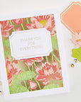 Hero Arts - Tranquil Garden Collection - Letterpress + Foil Plate - Lotus Field-ScrapbookPal
