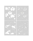 Hero Arts - Tranquil Garden Collection - Stencils - Lotus Field-ScrapbookPal