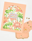 Hero Arts - Tranquil Garden Collection - Stencils - Lotus Field-ScrapbookPal