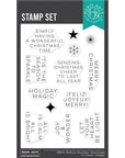 Hero Arts - Very Merry Collection - Clear Stamps - Modern Holiday Greetings-ScrapbookPal