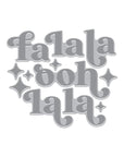 Hero Arts - Very Merry Collection - Letterpress + Foil Plate - Fa La La-ScrapbookPal