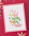 Hero Arts - Very Merry Collection - Stamp & Cut - Modern Holiday Greetings-ScrapbookPal