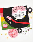 Hero Arts - Vintage Vinyl Collection - Clear Stamps - Swingin' Christmas-ScrapbookPal